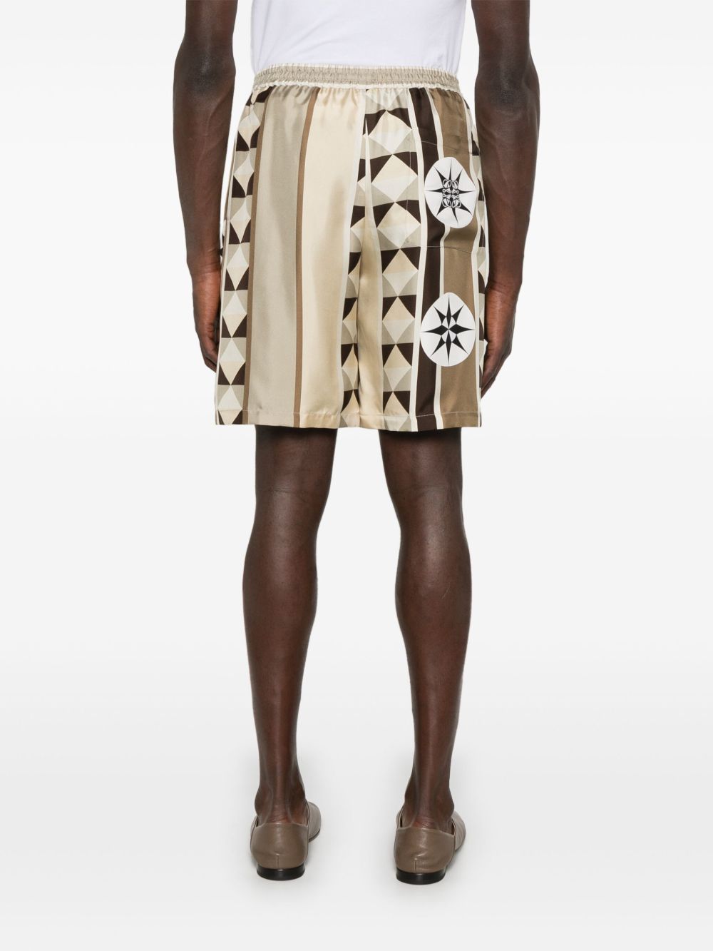 LOEWE Printed Silk Shorts for Men