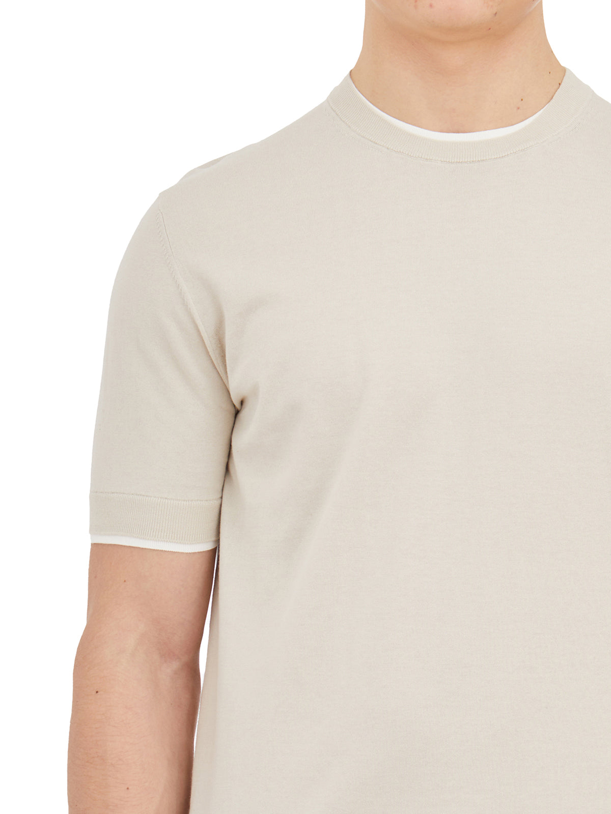 PAOLO PECORA Short Sleeve Crew Neck T-Shirt - Size M