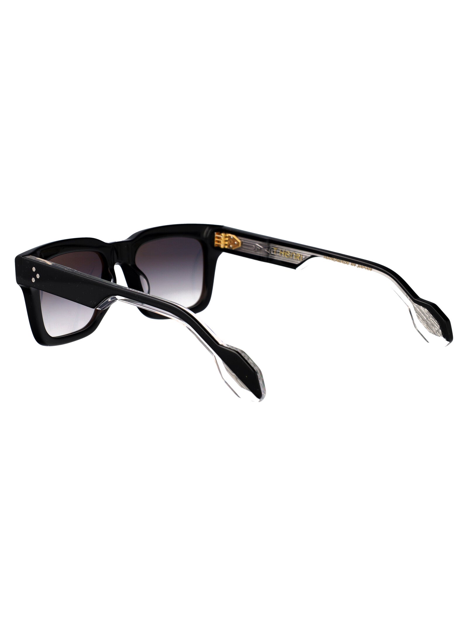 T HENRI Acetate Sunglasses with Silver Accents