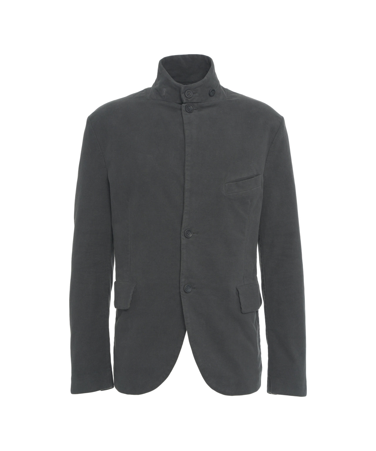 HANNES ROETHER Modern High Collar Blazer for Men