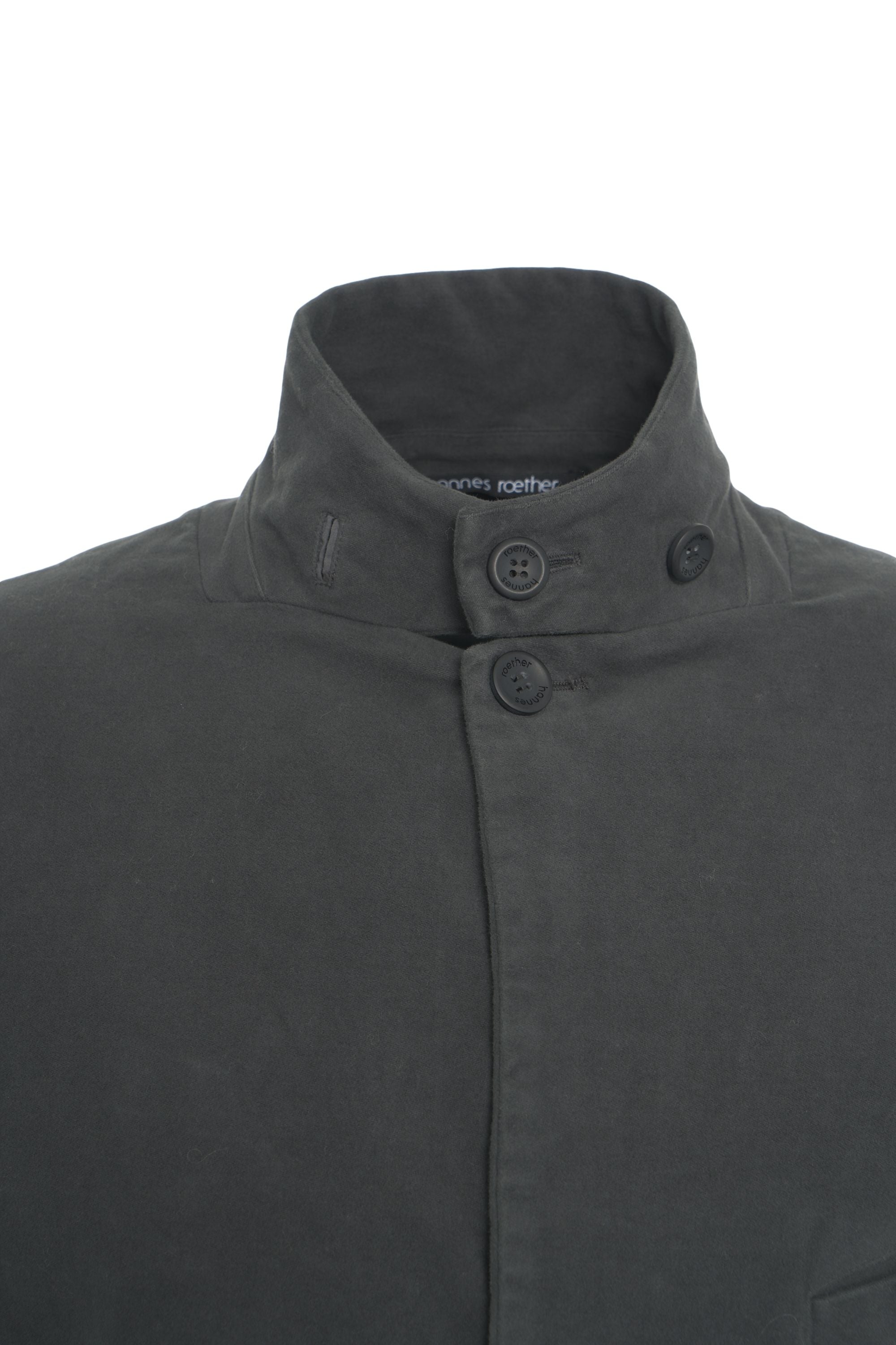 HANNES ROETHER Modern High Collar Blazer for Men