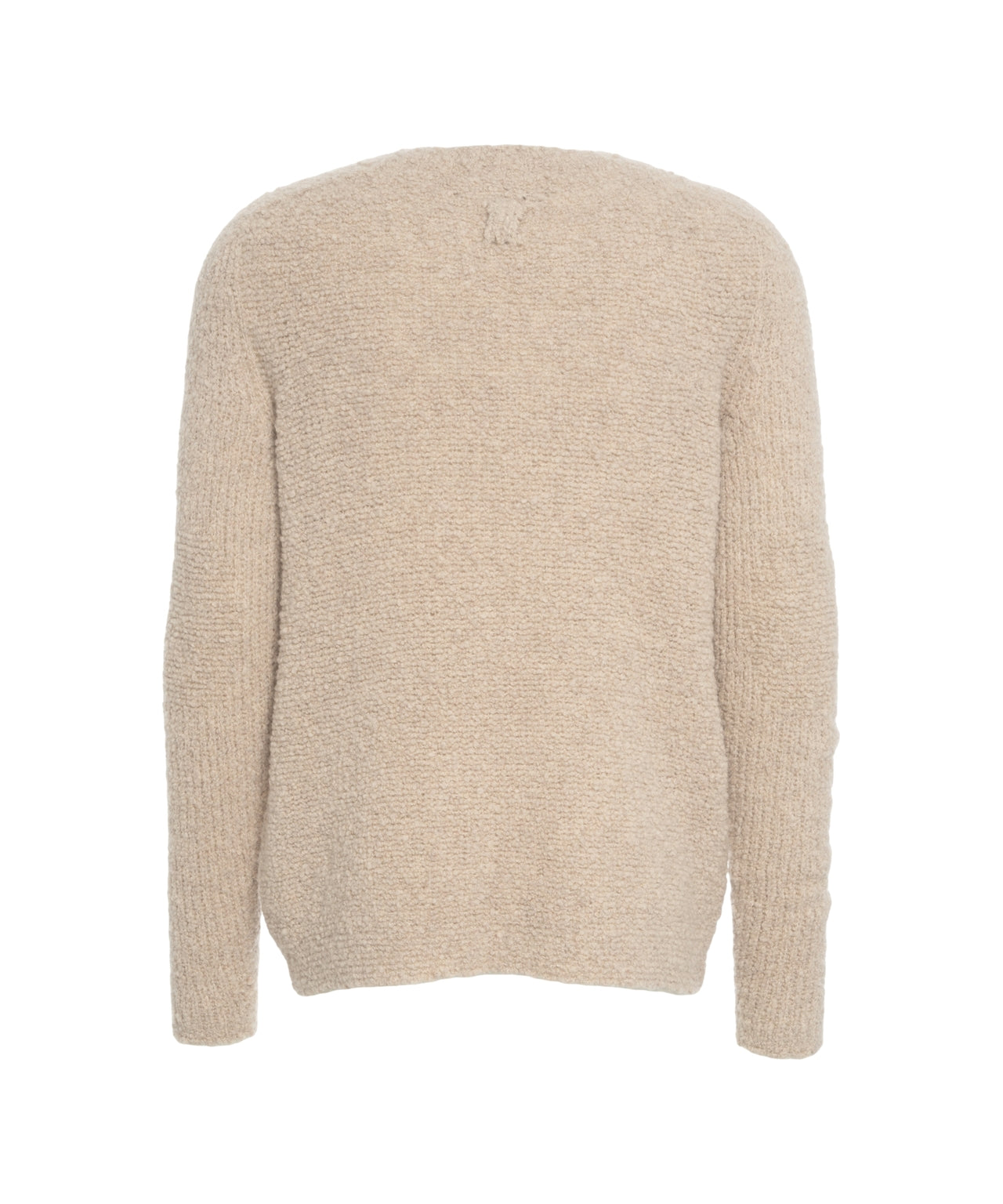HANNES ROETHER Structured Knit Pullover for Men