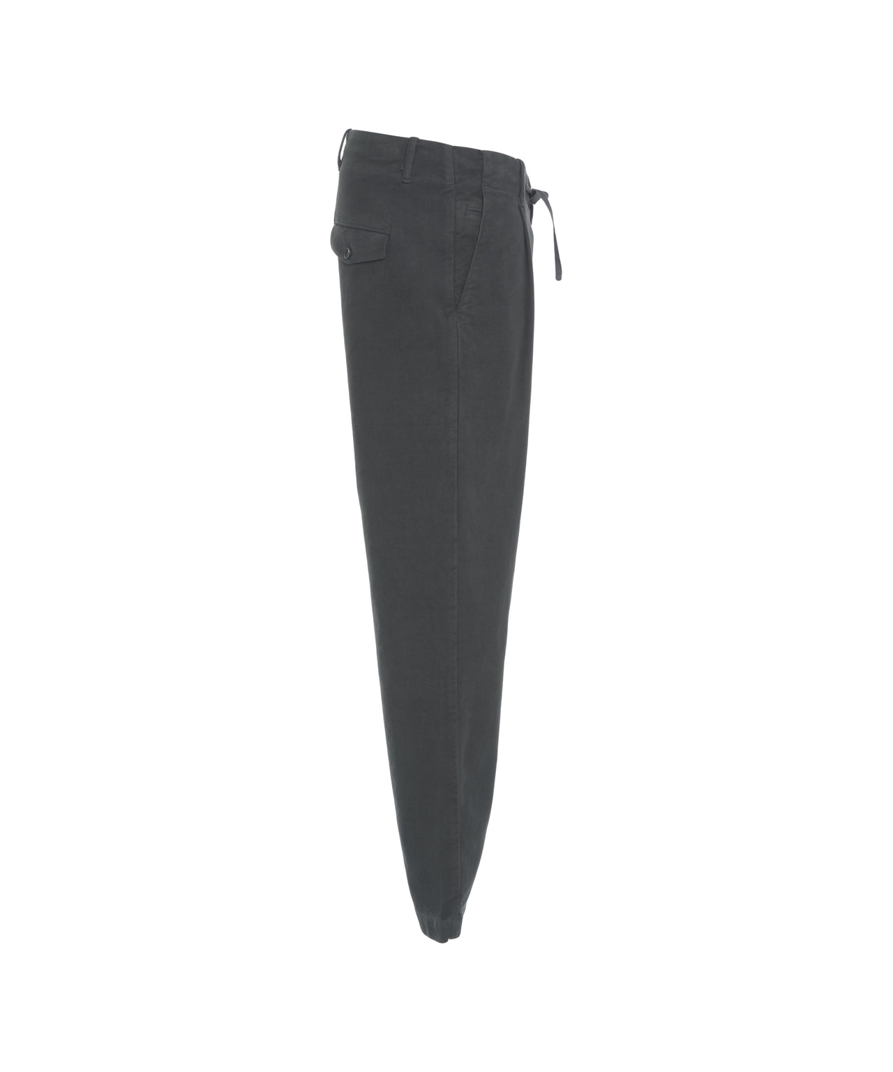 HANNES ROETHER Relaxed Fit Trousers with Coulisse