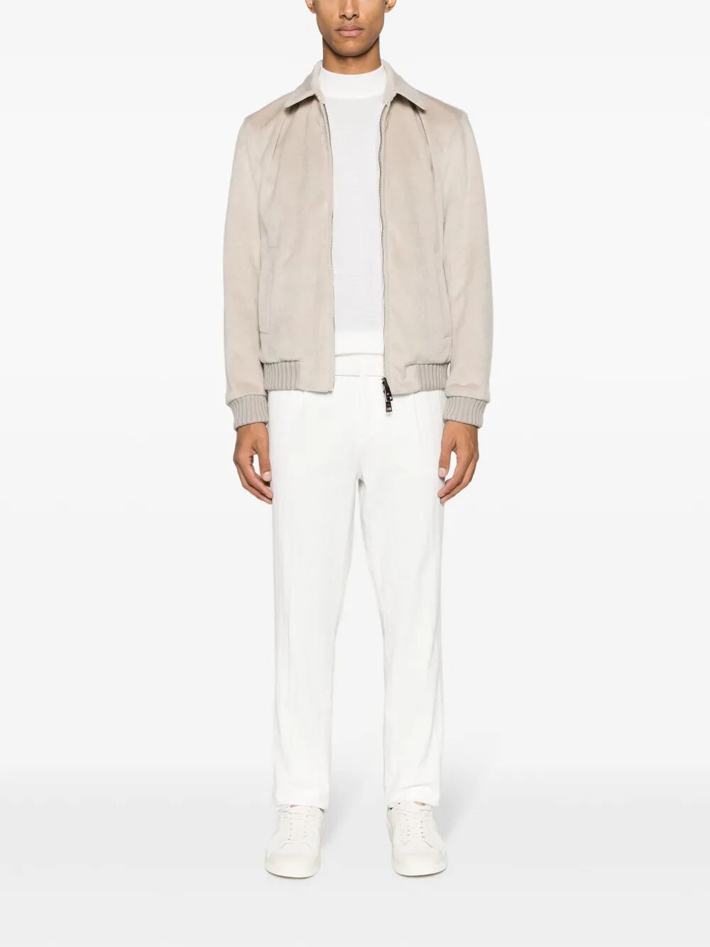 JOHN SMEDLEY Men's Mock Neck Sweater