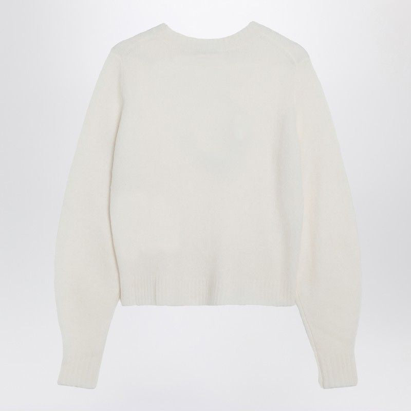 MAX MARA Stretch Cashmere Knit Sweater with Wide Round Neckline for Women