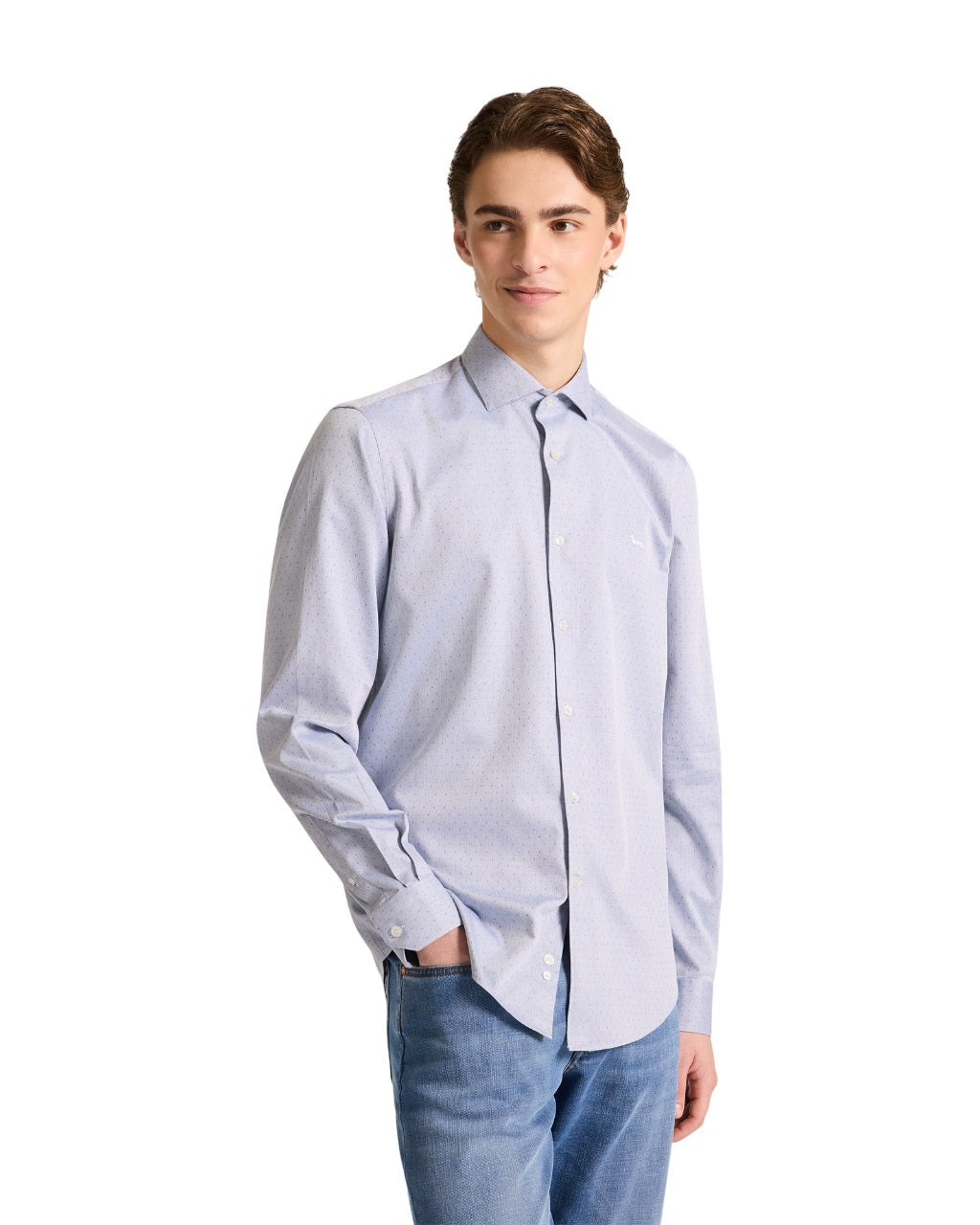 HARMONT & BLAINE Men's Classic Tailored Shirt