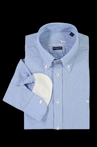 HARMONT & BLAINE Button-Down Casual Shirt for Men - Slim Fit