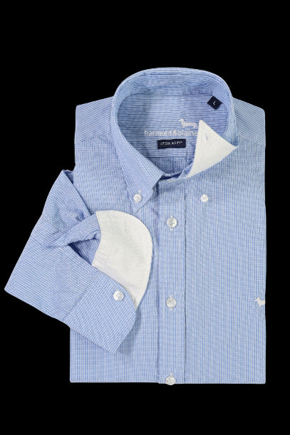 HARMONT & BLAINE Button-Down Casual Shirt for Men - Slim Fit