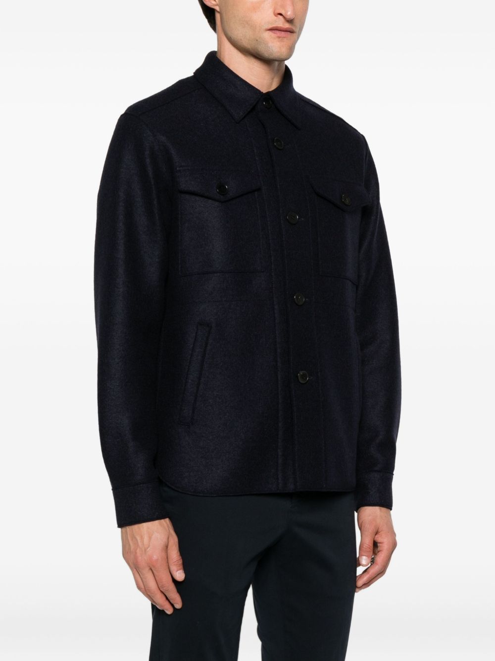 HARRIS WHARF LONDON Tailored Wool Jacket for Men