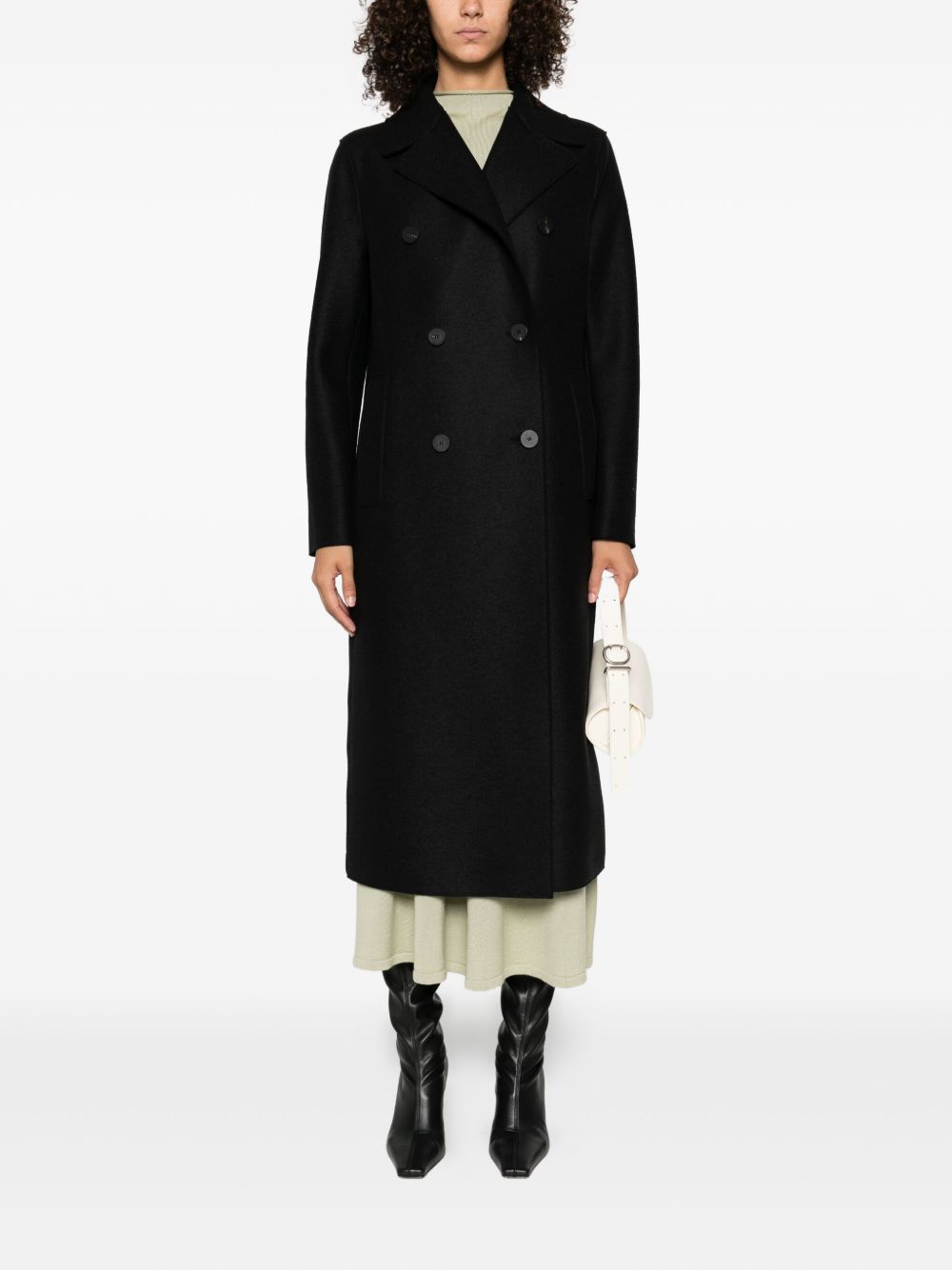 HARRIS WHARF LONDON Chic Tailored Wool Jacket - Mini Length