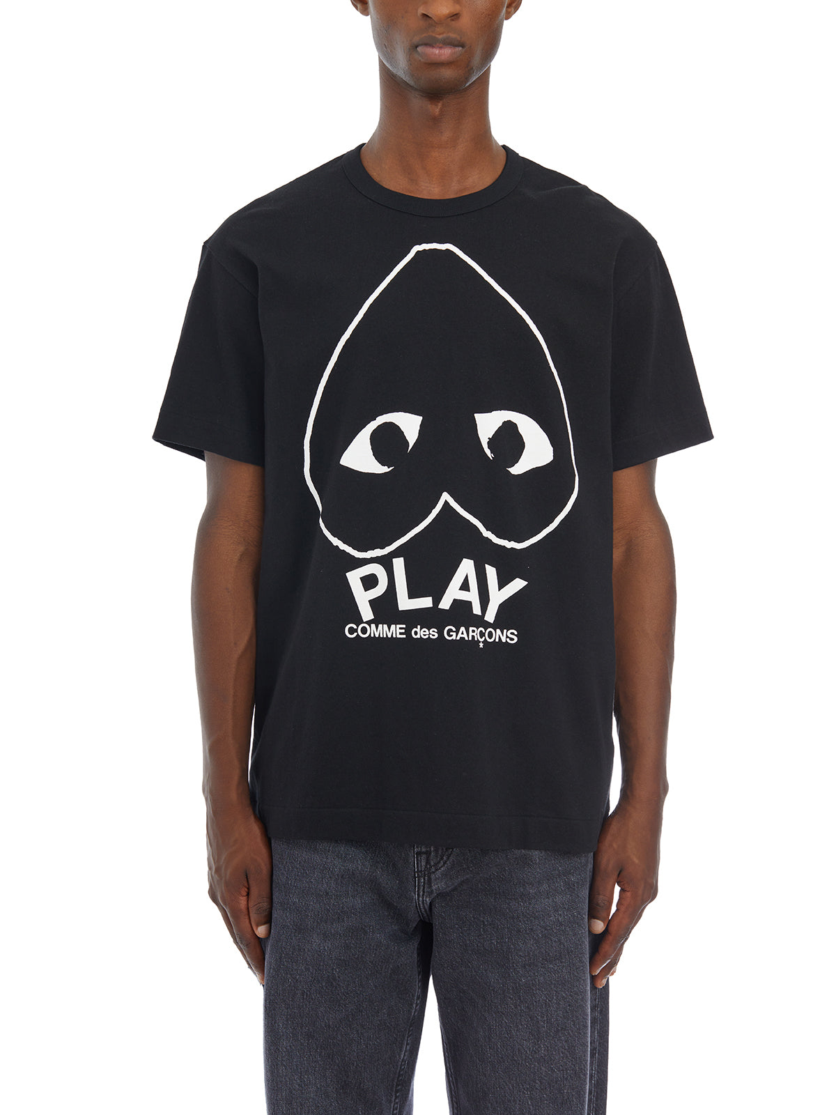 COMME DES GARÇONS PLAY Classic Logo T-Shirt Size Large
