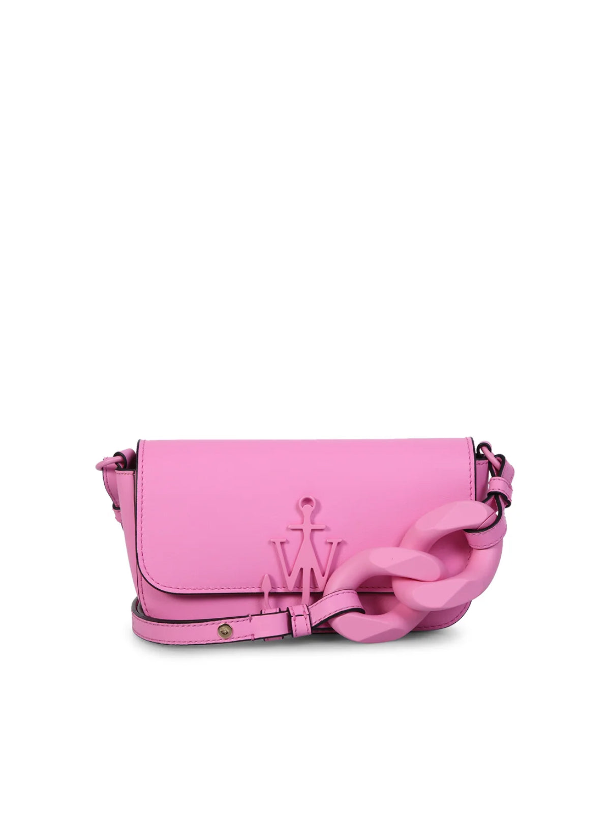 JW ANDERSON Mini Anchor Logo Chain Baguette Shoulder Handbag 18x10x5 cm