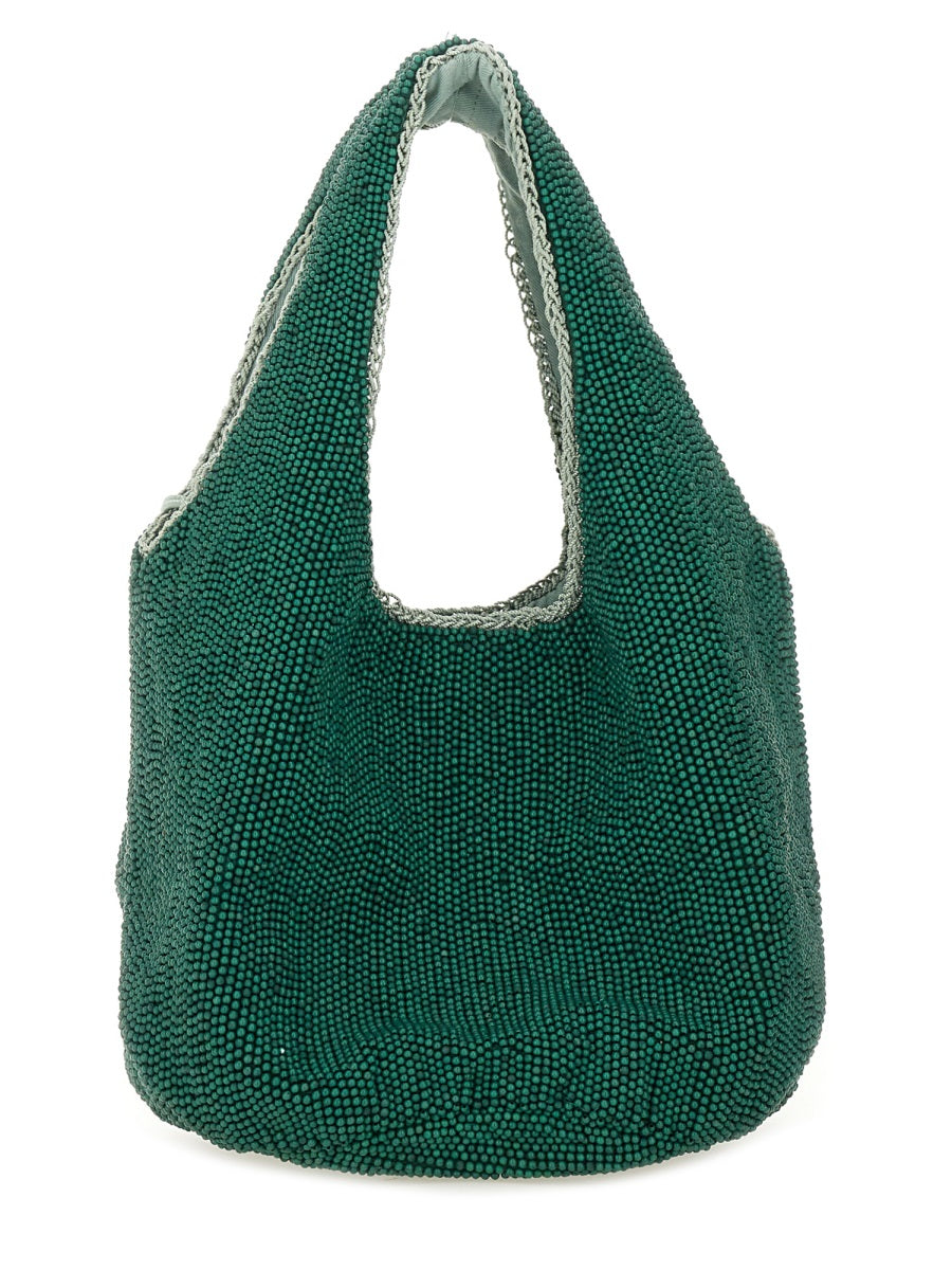 JW ANDERSON Mini Beaded Tote Handbag