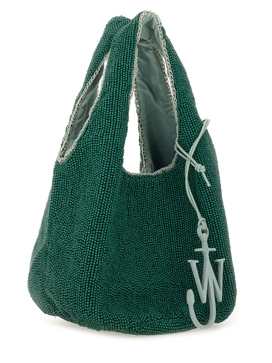 JW ANDERSON Mini Beaded Tote Handbag