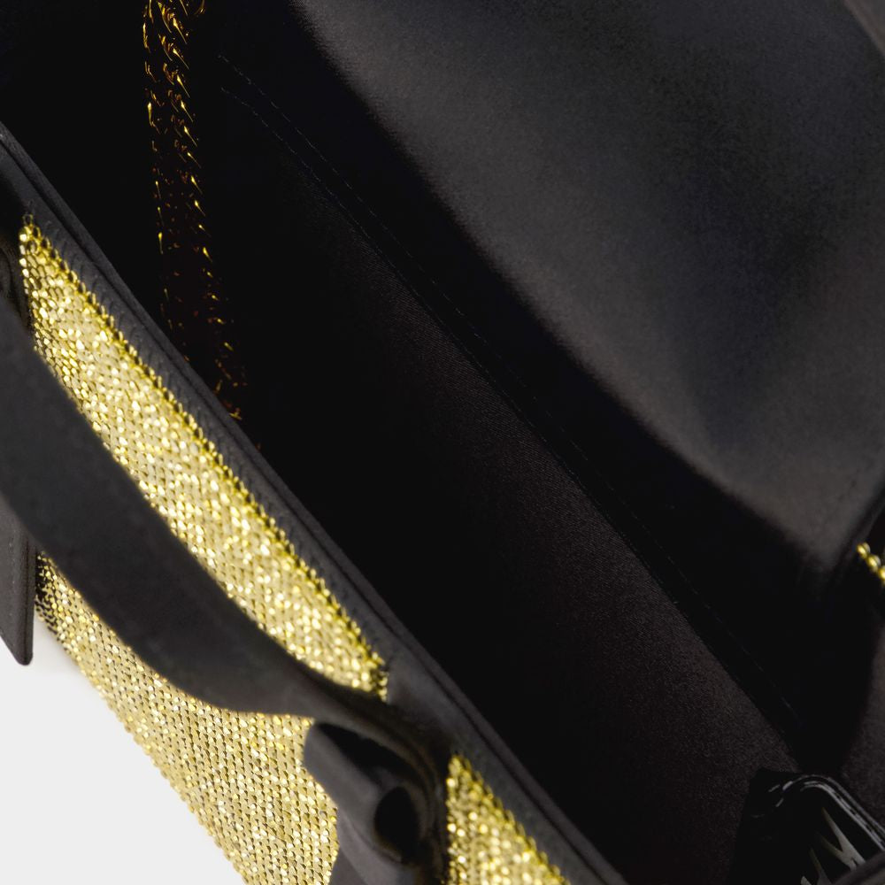 KARA Bow Midi Shopper Handbag