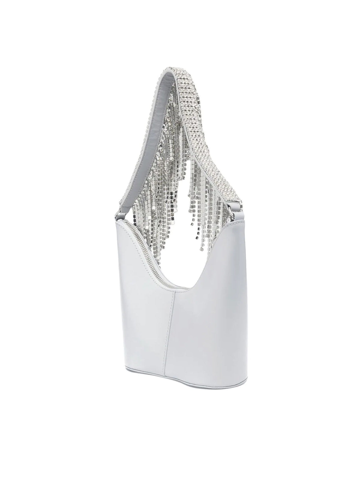 KARA Mini Crystal Fringe Shoulder Handbag