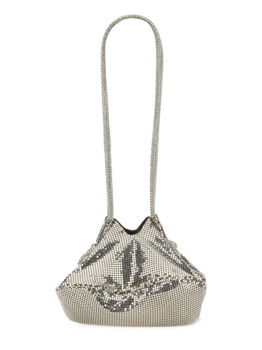 KARA Mini UFO Shoulder Handbag with Double Long Top Handles