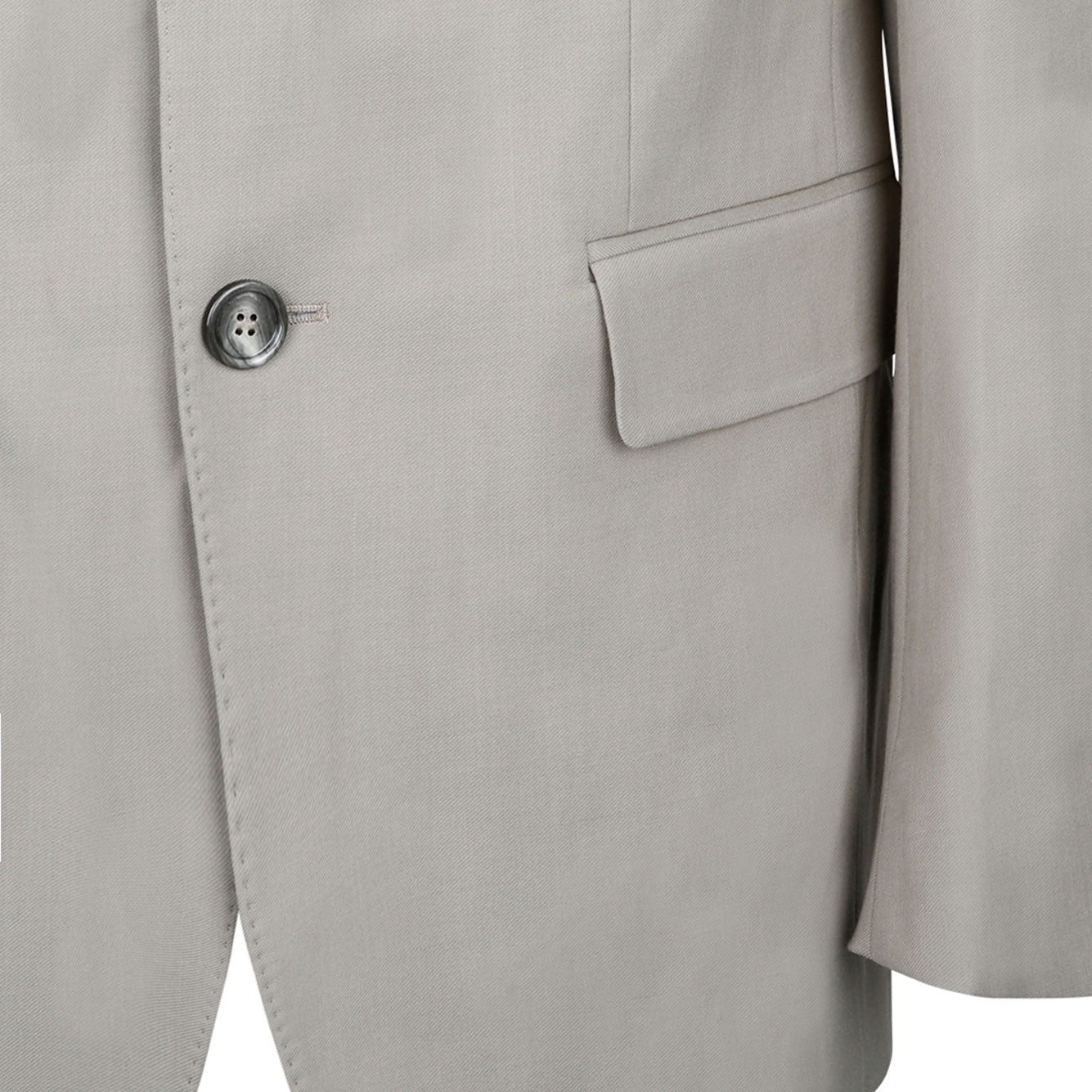 AMI PARIS Almond Beige Wool Jacket for Men - SS24 Collection