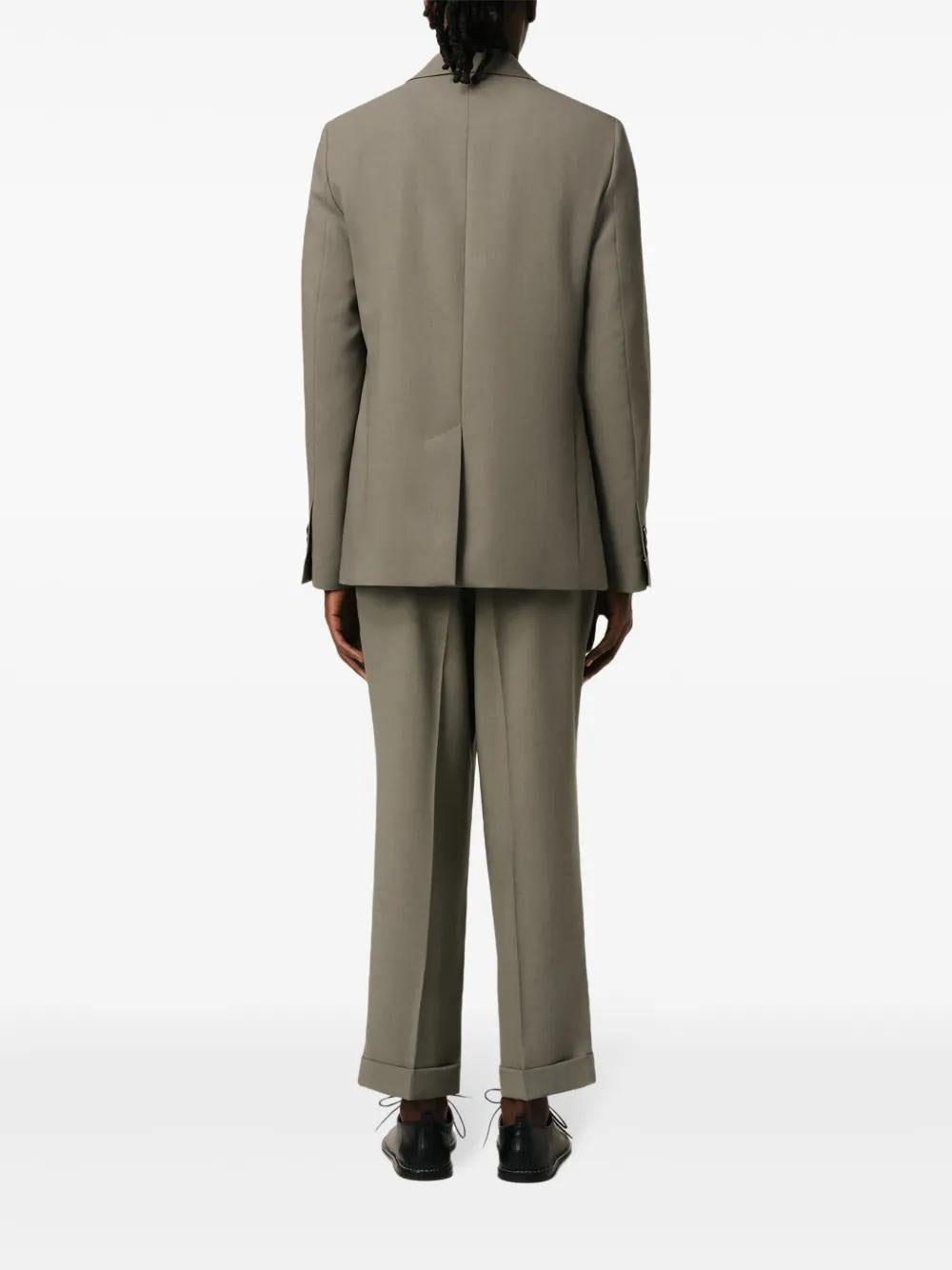 AMI PARIS Two-Button Virgin Wool Jacket - Size 48