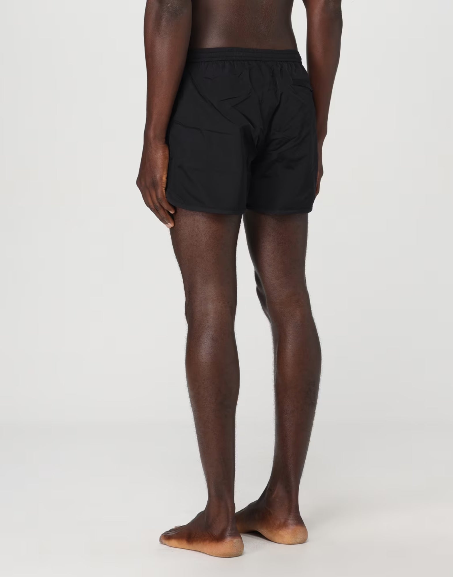 AMI PARIS Logo Plaque Mini Swim Shorts