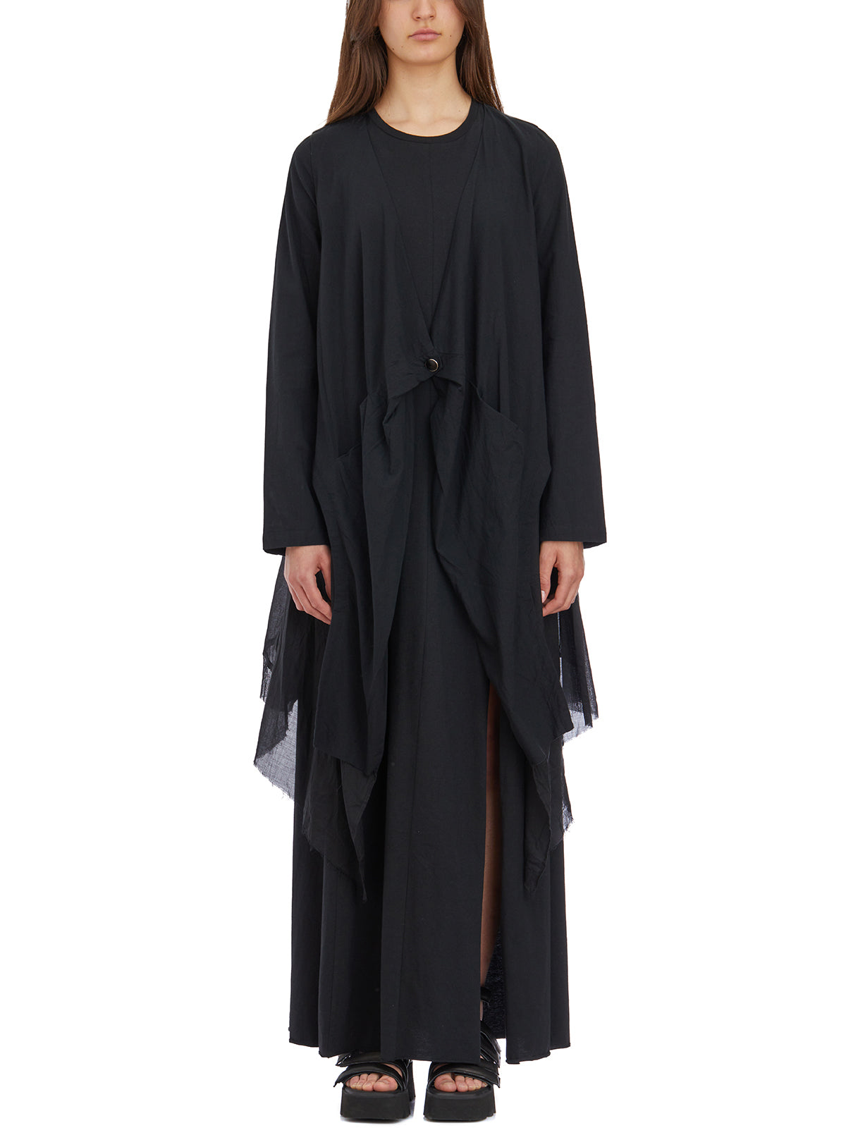 STUDIO B3 Long Cotton Jacket for Women - Size S