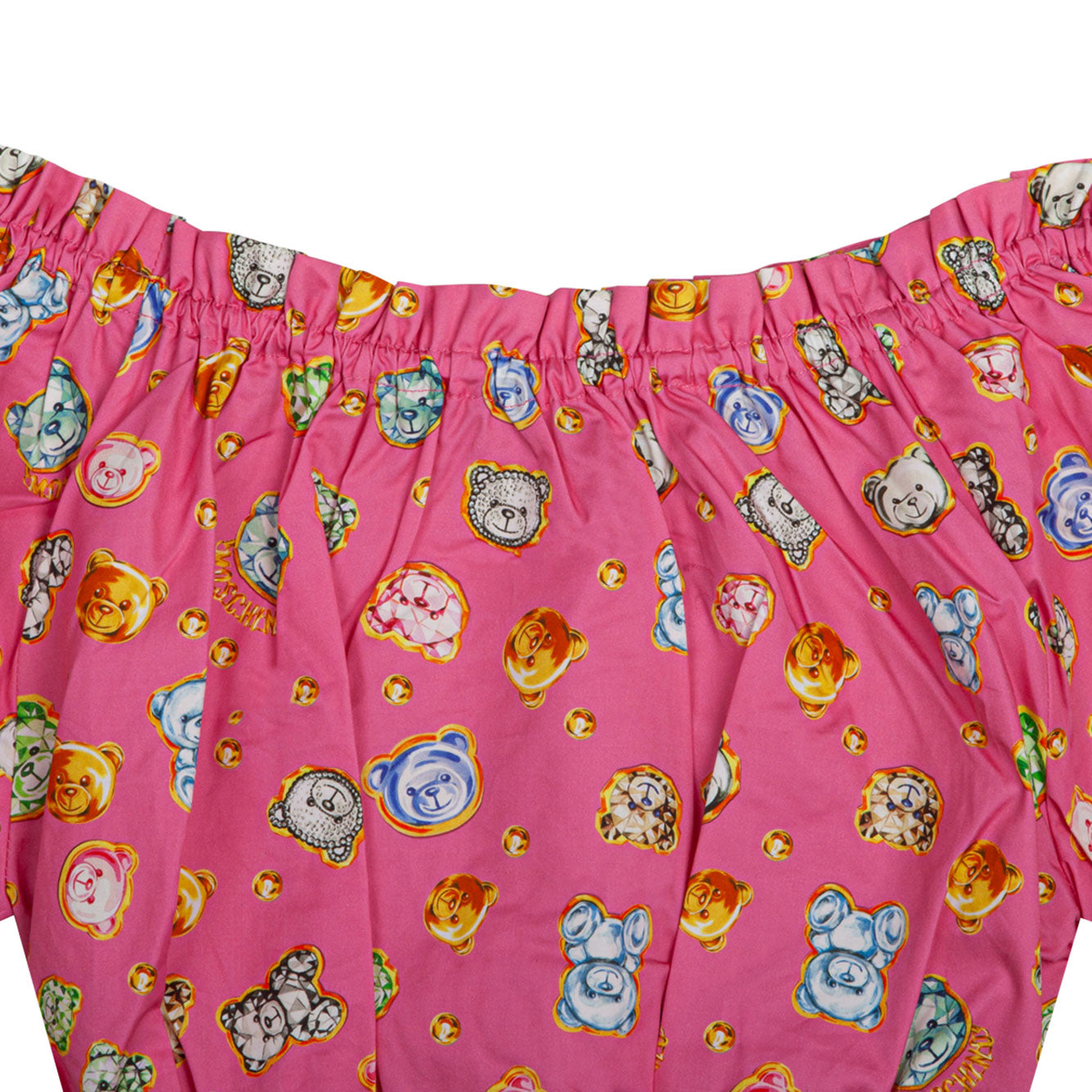 MOSCHINO KIDS Mini Cotton Dress for Girls - Spring/Summer 2025