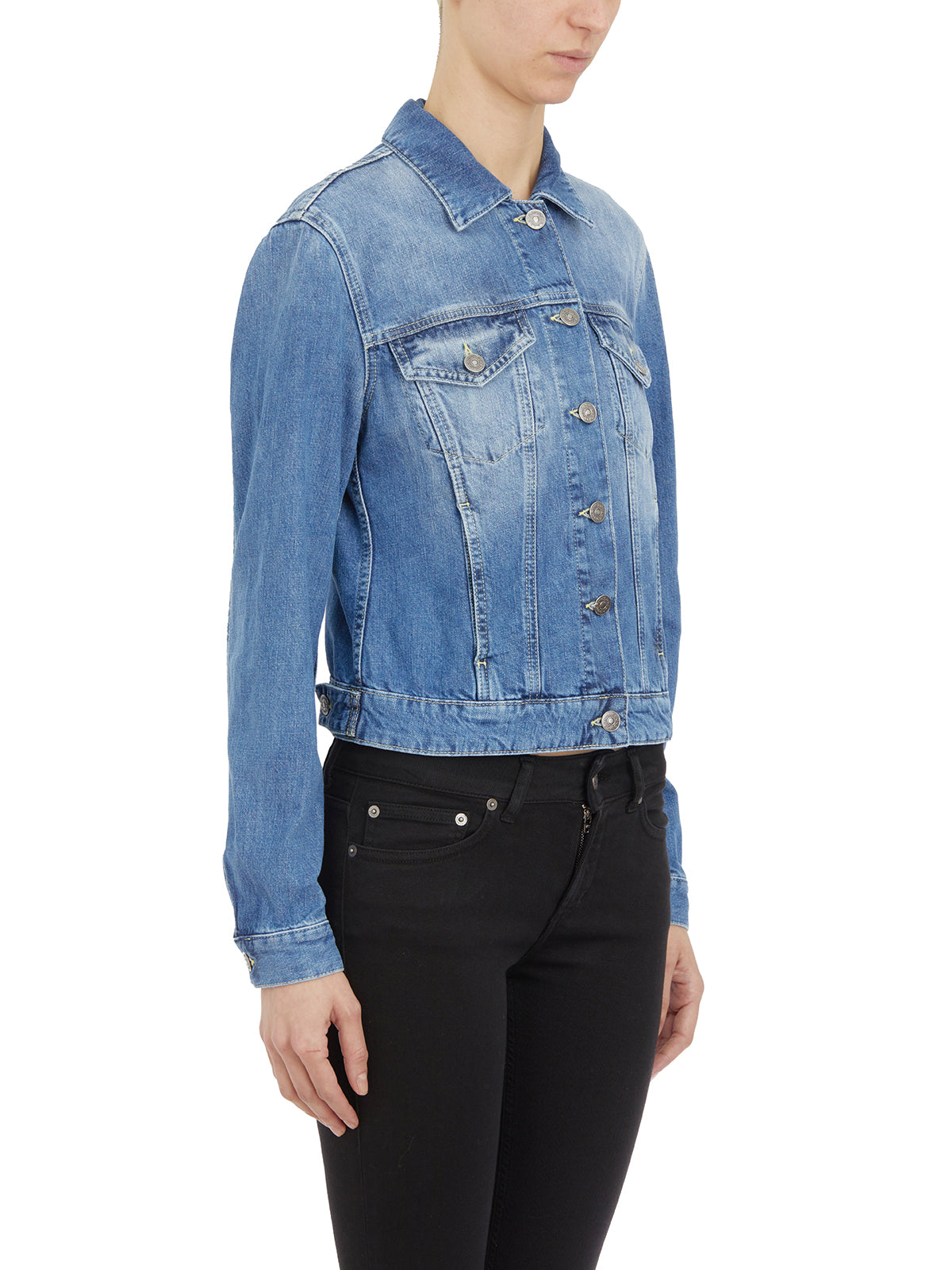 DONDUP Women's Mini Denim Jacket (Size S)