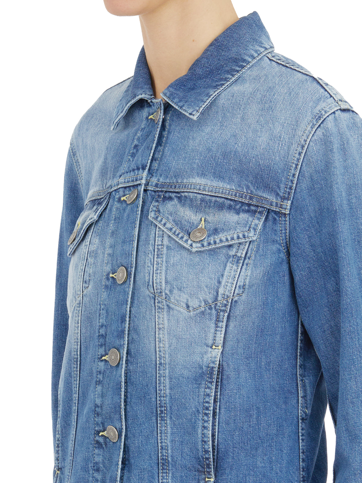 DONDUP Women's Mini Denim Jacket (Size S)