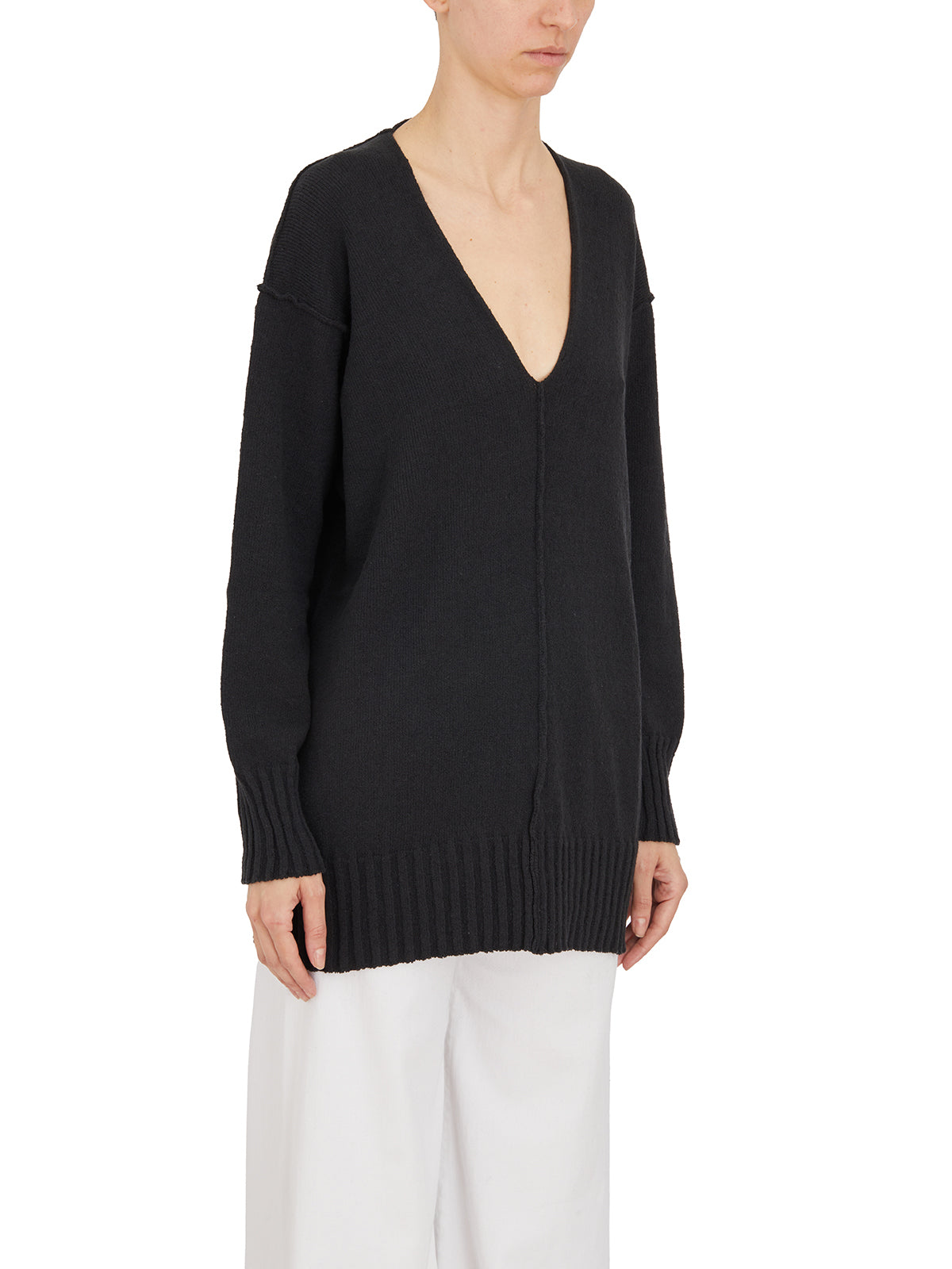 ISABEL BENENATO V Neck Sweater (Size 40)