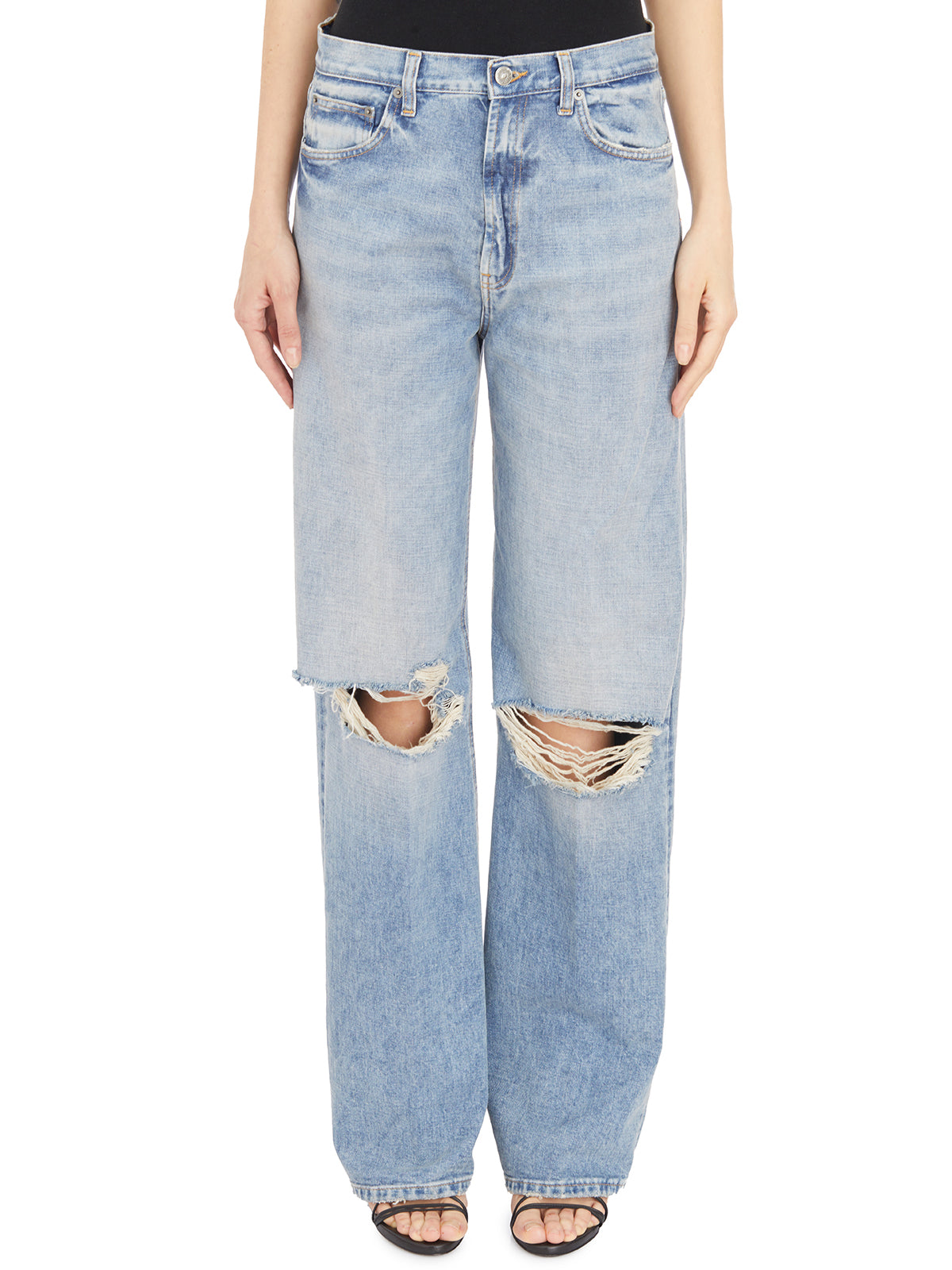 DONDUP Wide-Leg Denim Trousers for Women - Size 26