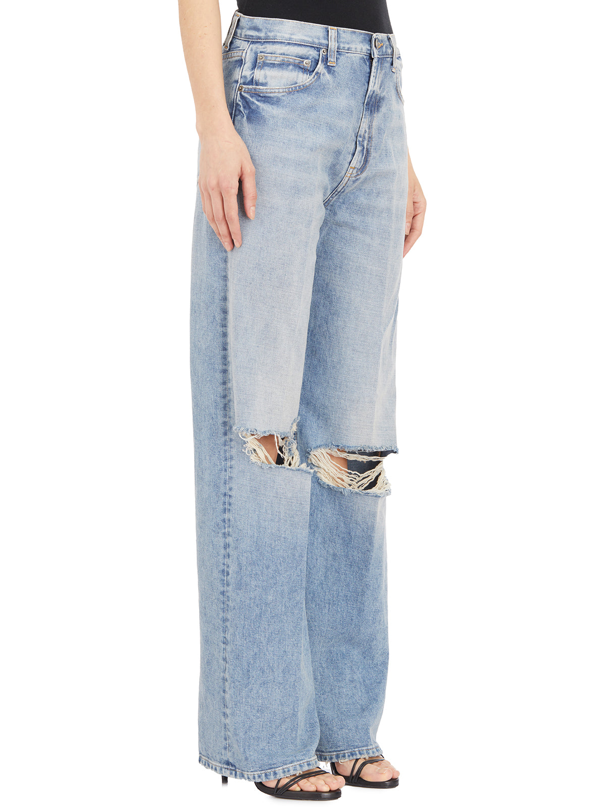 DONDUP Wide-Leg Denim Trousers for Women - Size 26