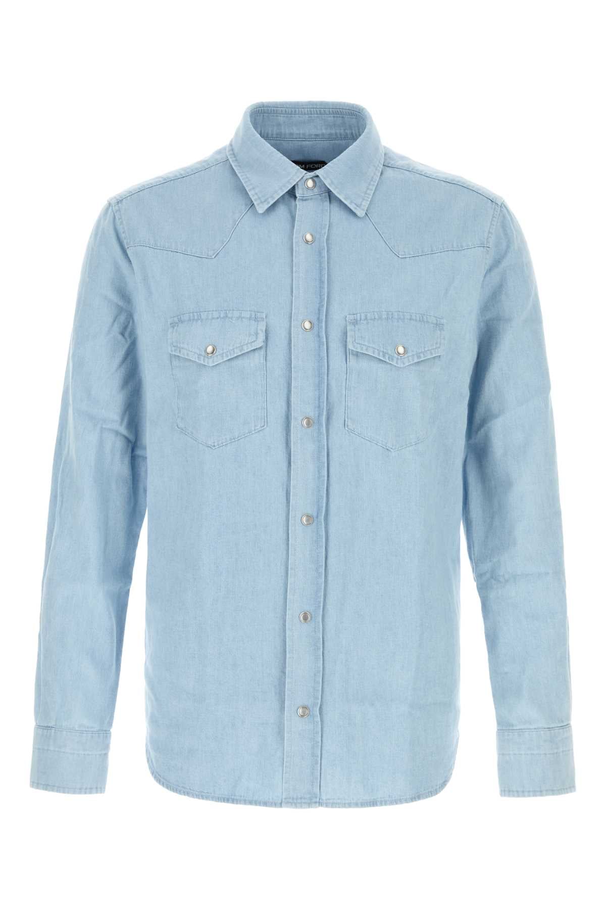 TOM FORD Slim Fit Western Shirt for Men - FW25 Collection