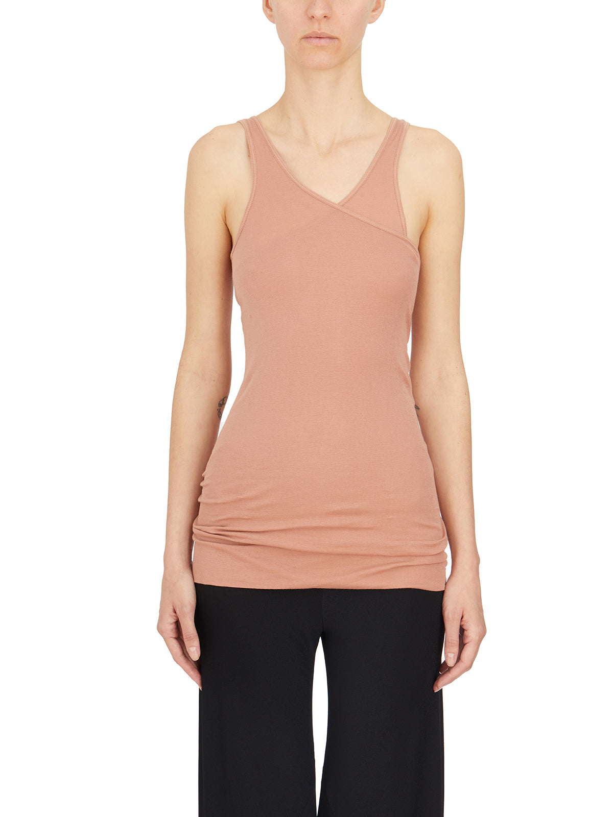 RICK OWENS Asymmetrical Layered Tank Top - Women’s Small
