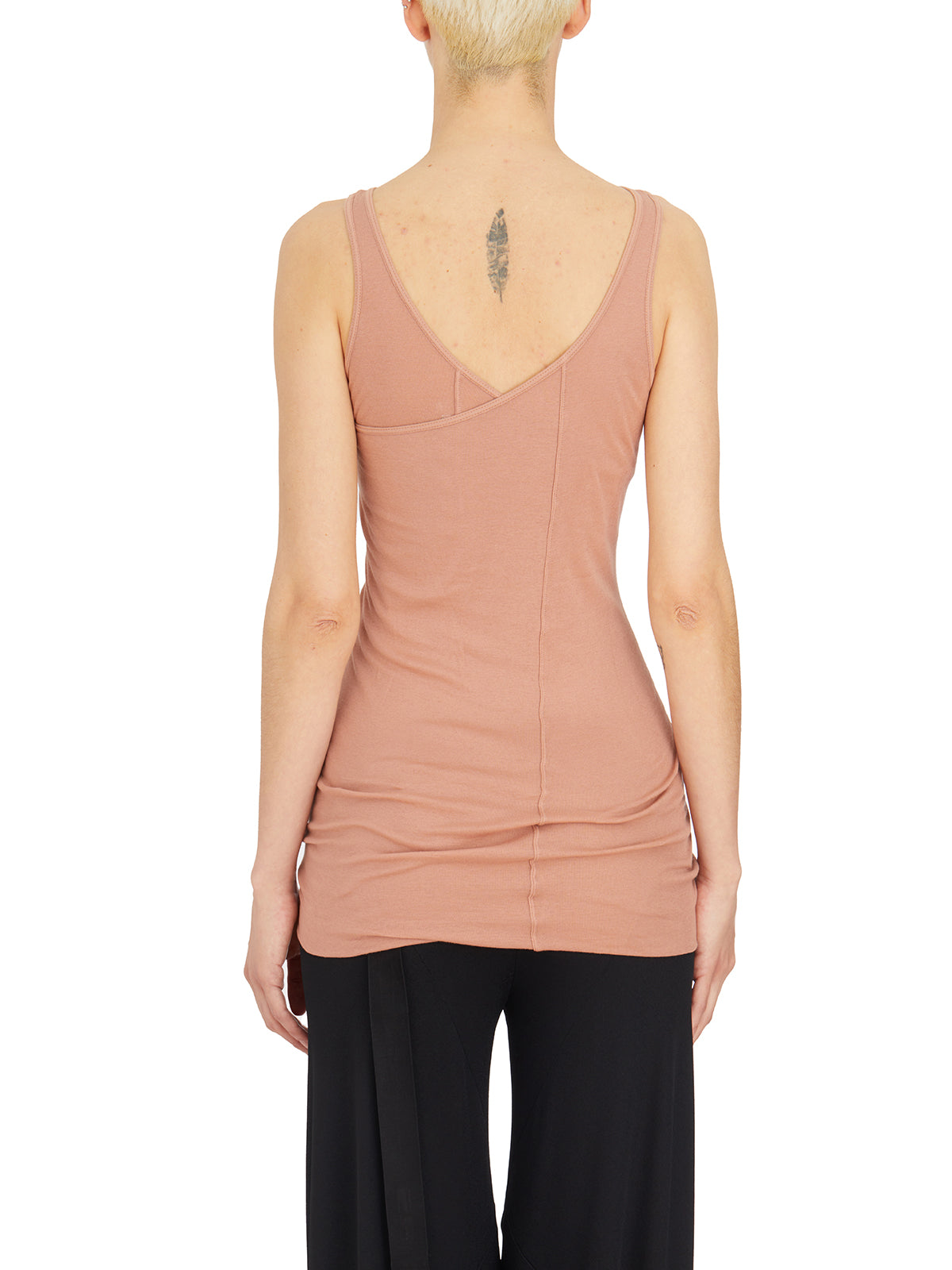 RICK OWENS Asymmetrical Layered Tank Top - Women’s Small