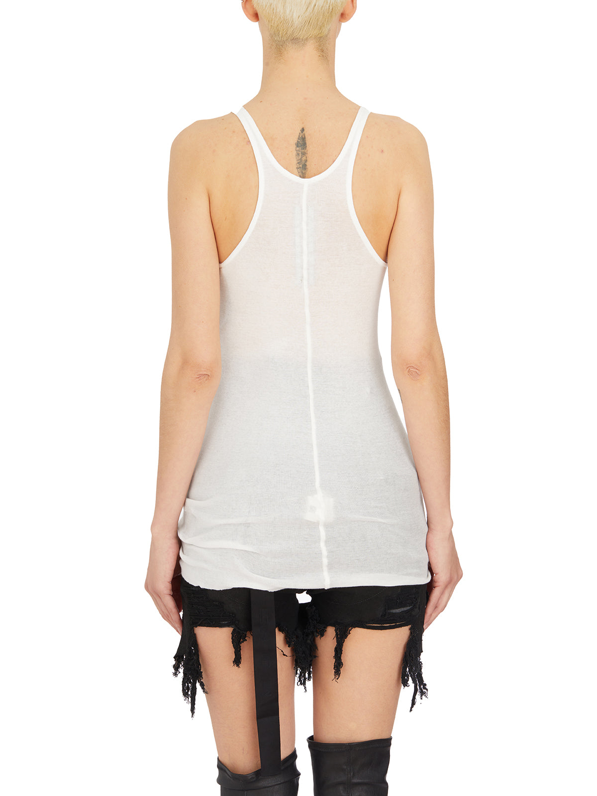 RICK OWENS Slim Fit Racer Tank Top