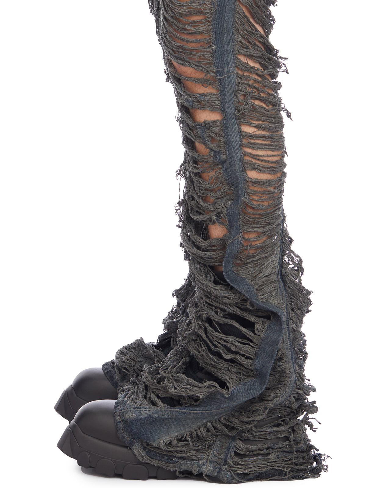 RICK OWENS Bias Bootcut Denim Pants - Size 30