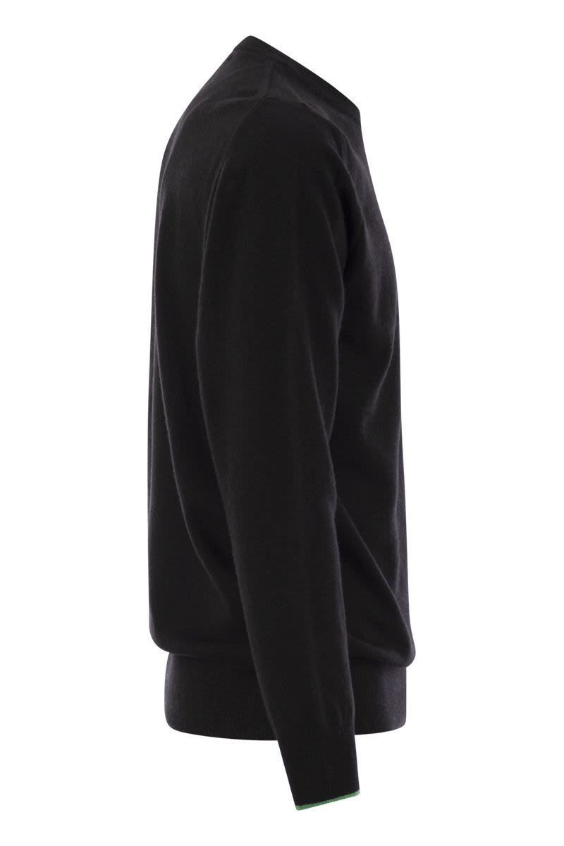 MC2 SAINT BARTH Dynamic Cashmere and Wool Blend Sweater - Regular Fit