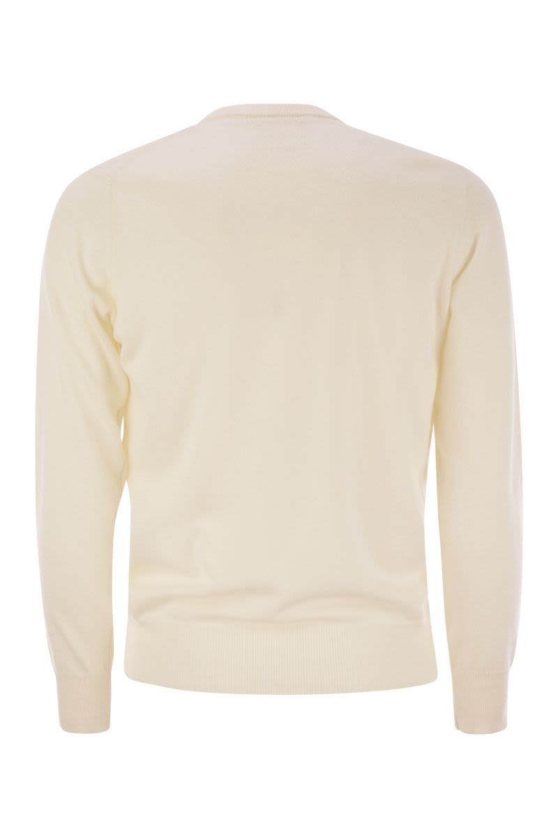 MC2 SAINT BARTH Dynamic Wool and Cashmere Blend Sweater