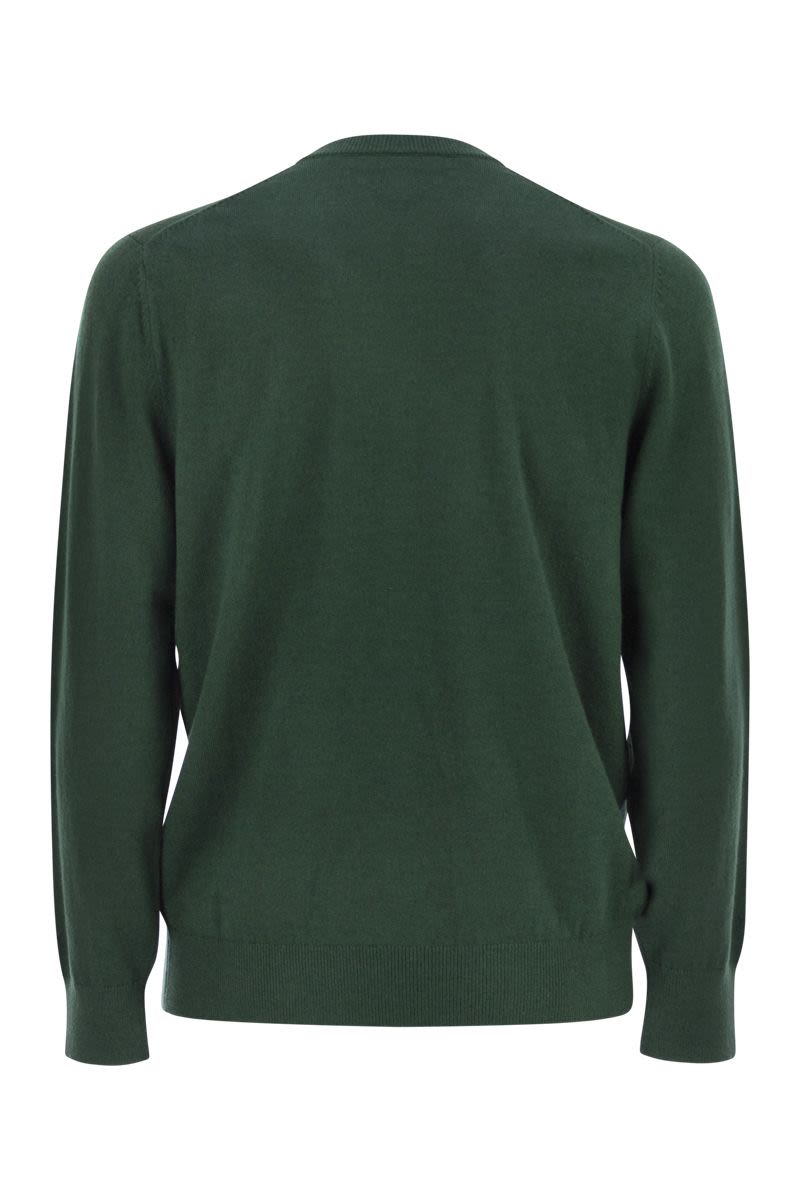 MC2 SAINT BARTH Elegant Crew Neck Jumper with Embroidered Detail for Men