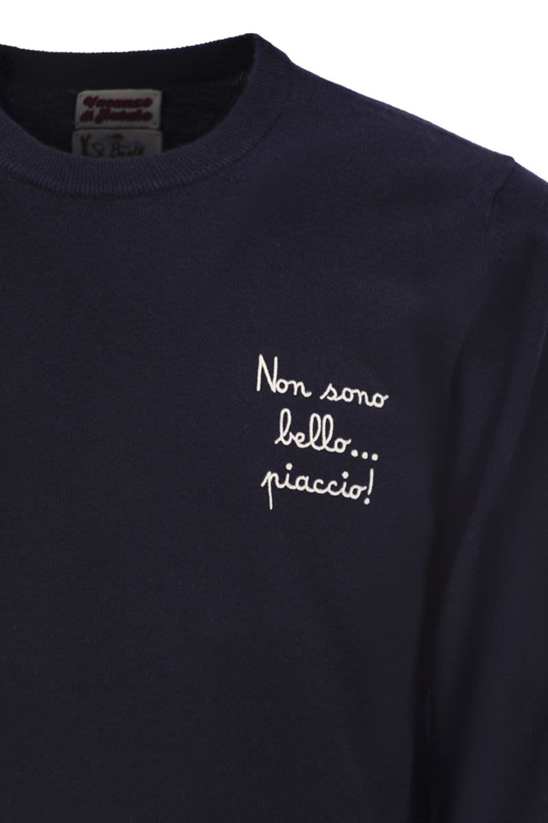 MC2 SAINT BARTH Heron Crew Neck Sweater - Men's Elegance and Versatility