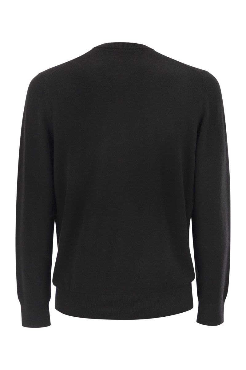 MC2 SAINT BARTH Men's Crew Neck Jumper - Embroidered Chest Design