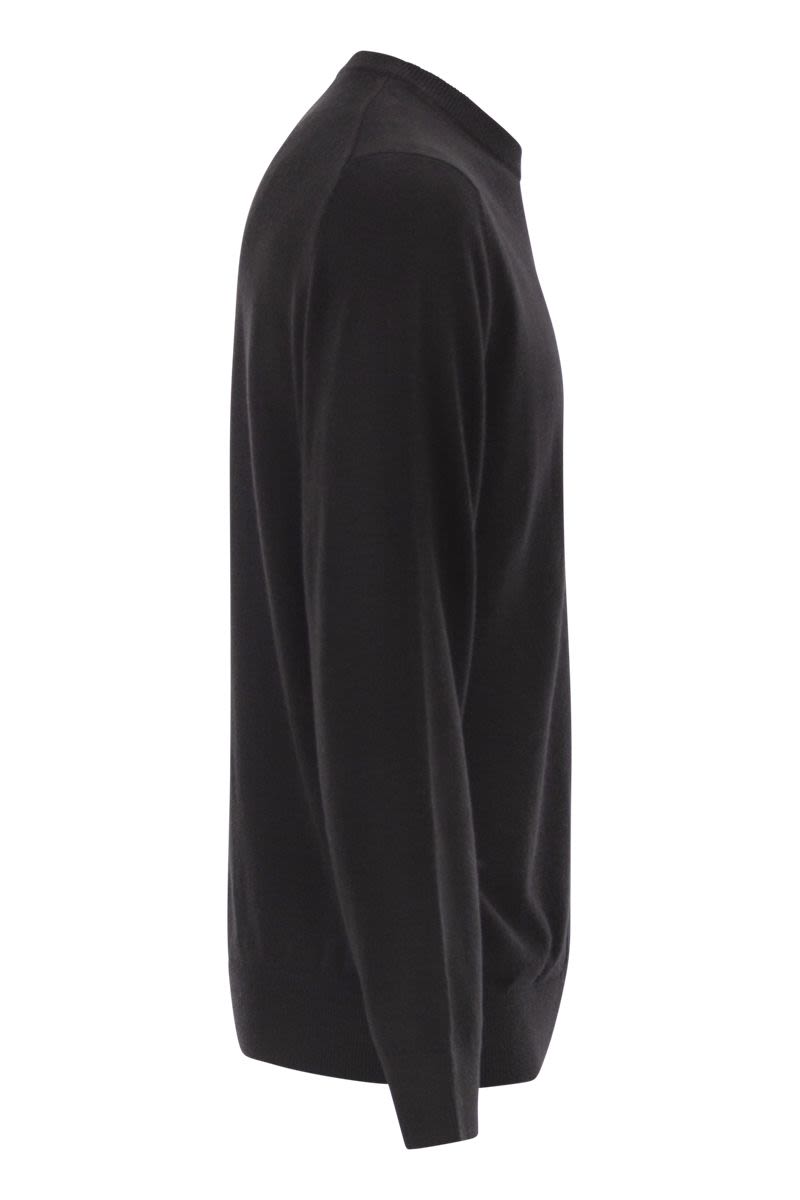 MC2 SAINT BARTH Men's Crew Neck Jumper - Embroidered Chest Design