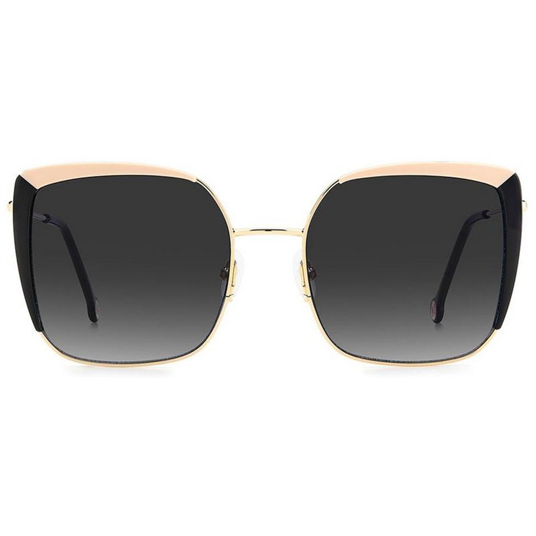 CAROLINA HERRERA Sleek Women's Sunglasses with Dark Grey Shaded Lenses