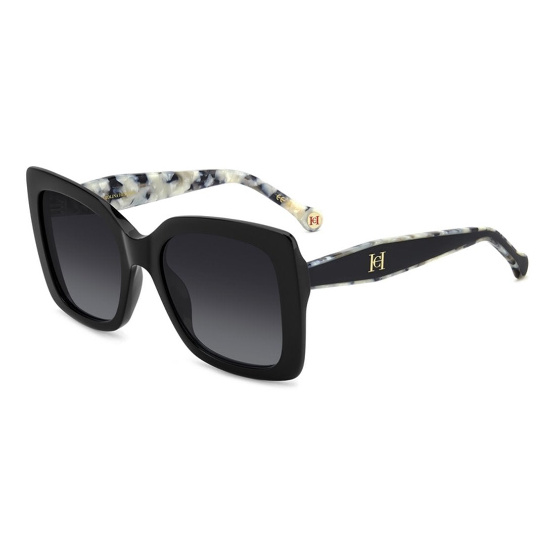 CAROLINA HERRERA Elegant Women's Sunglasses with Dark Grey Lenses