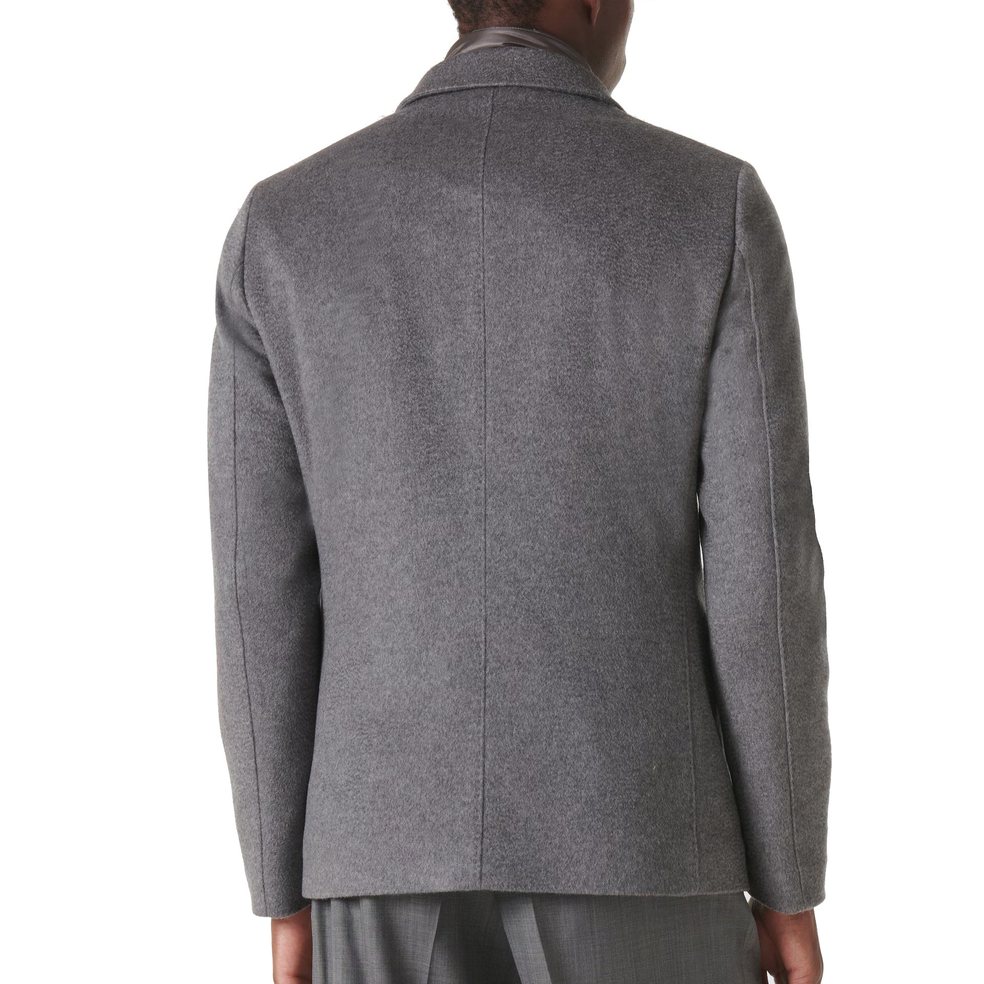 HERNO Men's Cashmere Blazer Jacket with Detachable Collar