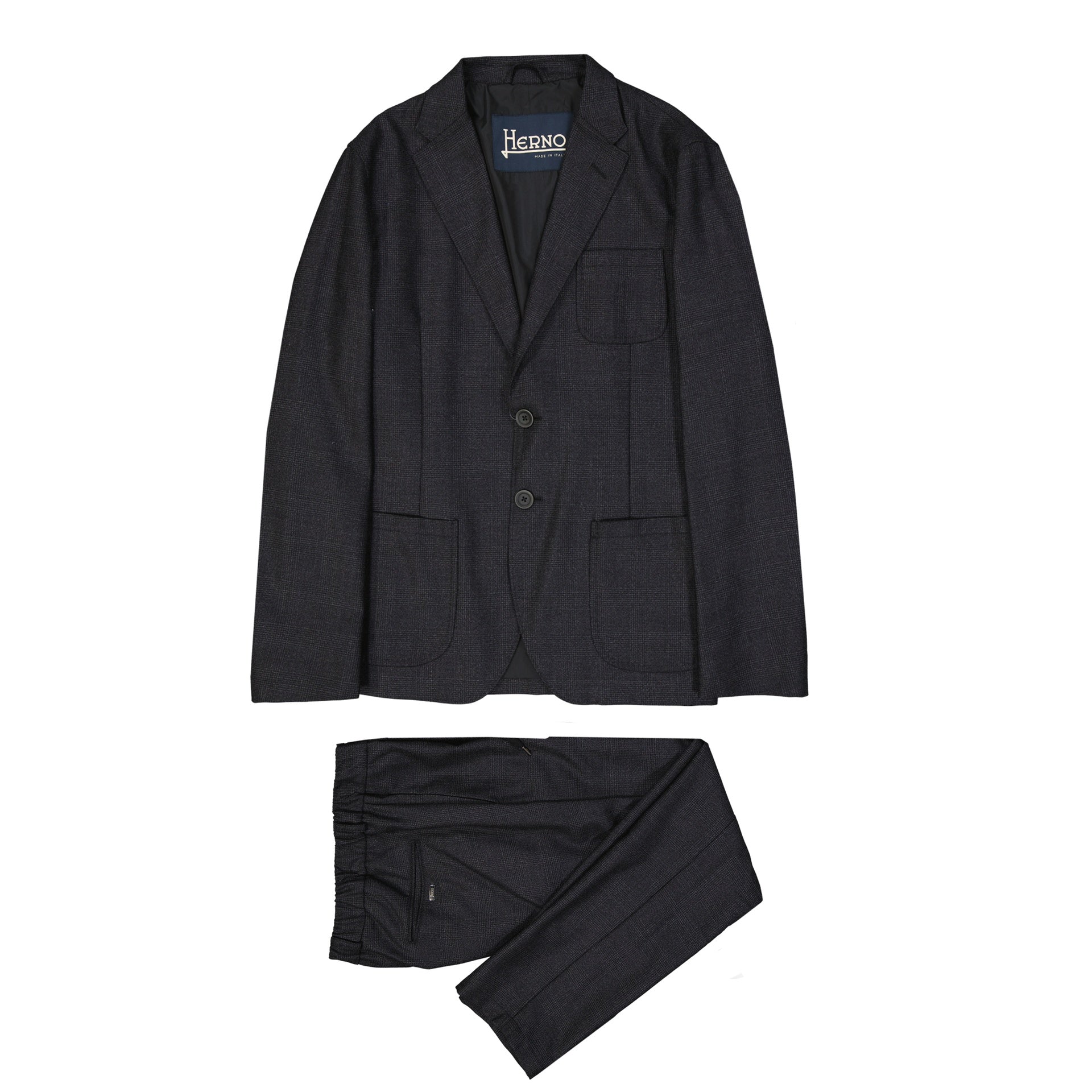 HERNO Classic Fit Wool Blazer Jacket