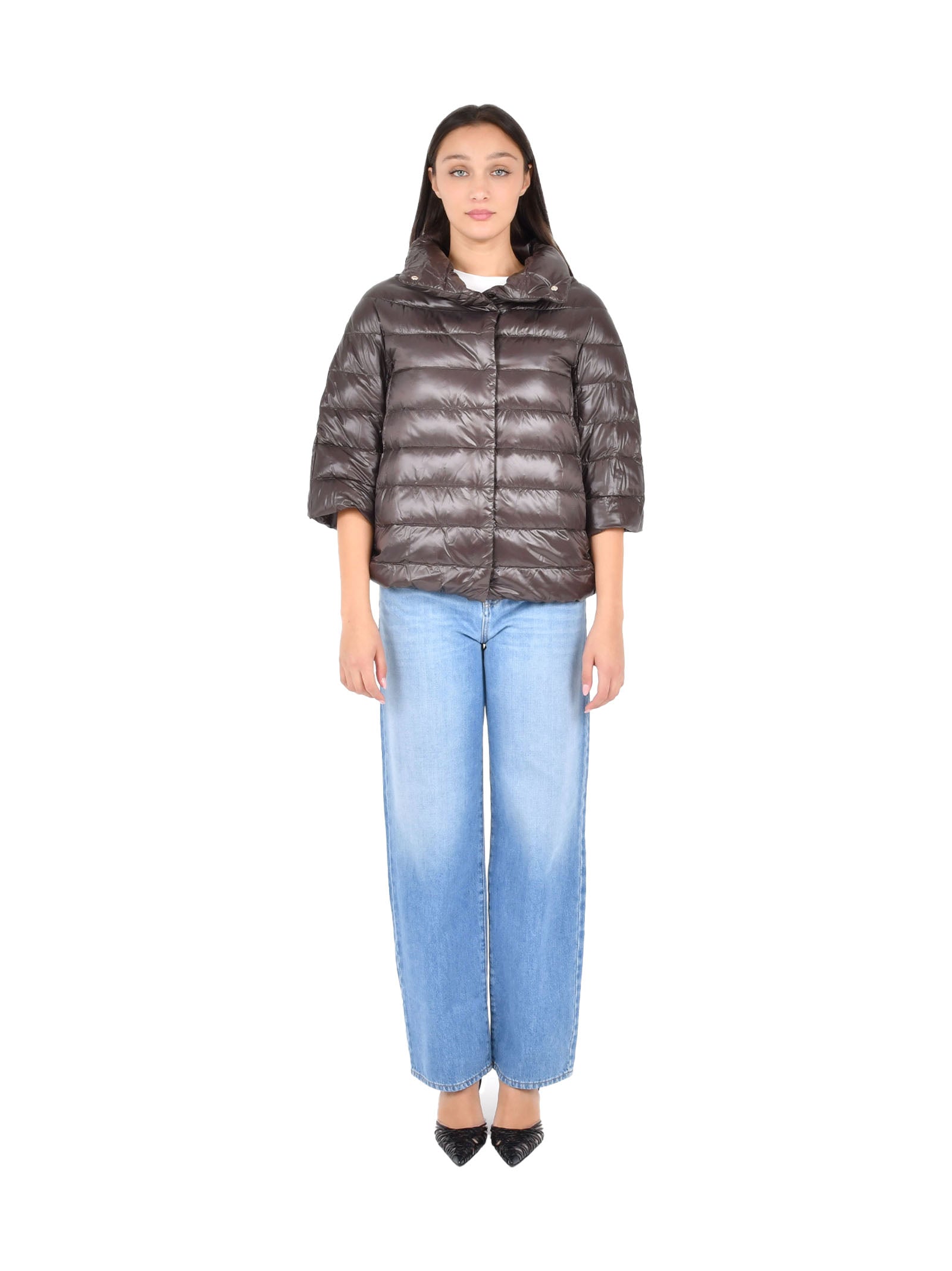 HERNO Aminta Funnel Neck Down Jacket - Women's