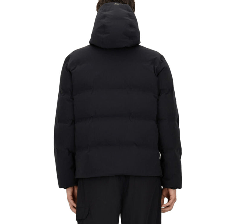 HERNO Men's Waterproof 4-Way Stretch Jacket with High Collar