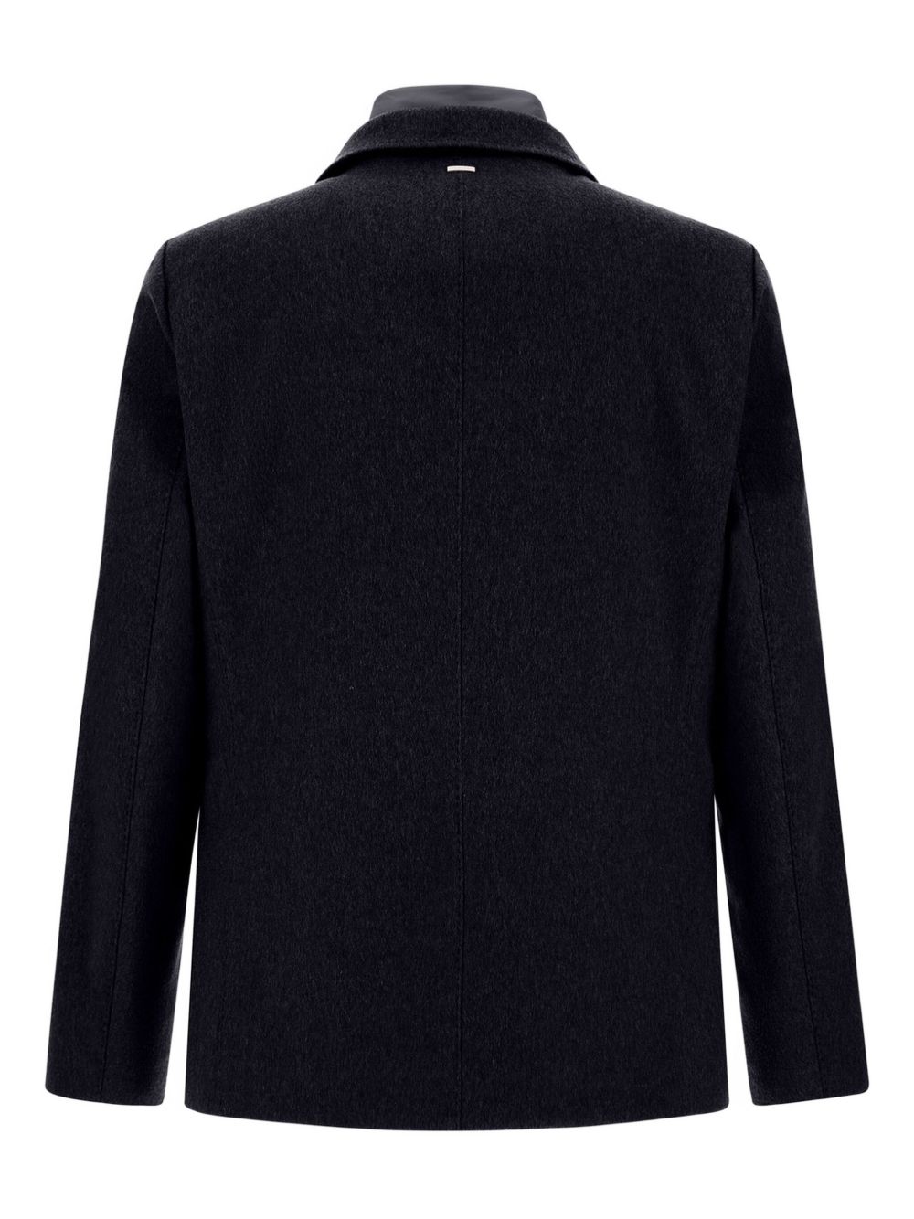 HERNO Slim Fit Cashmere Blazer with Detachable Padded Bib