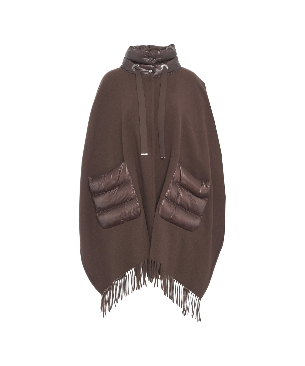 HERNO Luxurious Women’s Mini Cape with Quilted Details